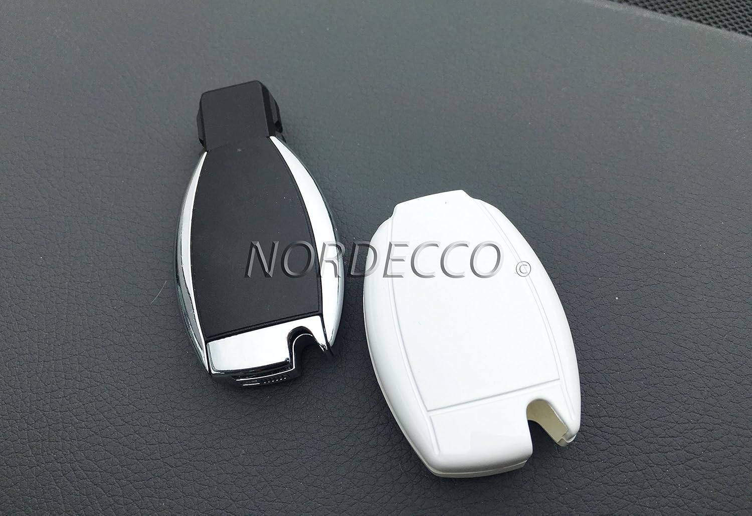Protex HIGH GLOSS ABS HARDSHELL PROTECTIVE CASE COVER FOR MERCEDES-BENZ 3 BUTTON KEY FOB COMPATIBLE WITH A AMG B C E G K R S CLA GLA VITO R 45 CLA GLA ML GLE 6.3 ML GLK CLK VIANO SPRINTER - Image 3