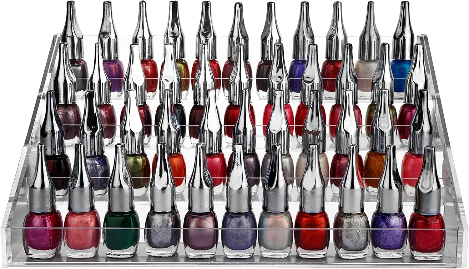 4 Tier Nail Polish Organiser With Plastic Screws Acrylic Nail Varnish