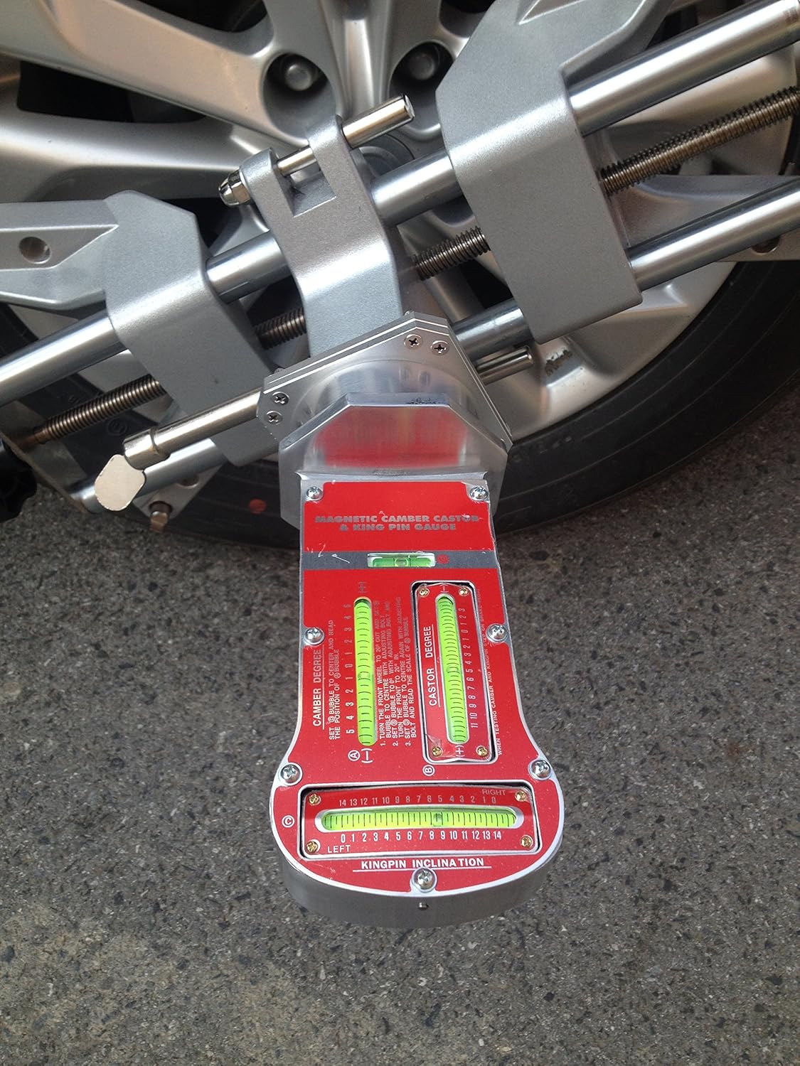 3D DSP Wheel Alignment Rack Tool for Camber Caster Gauge Adapter Rim