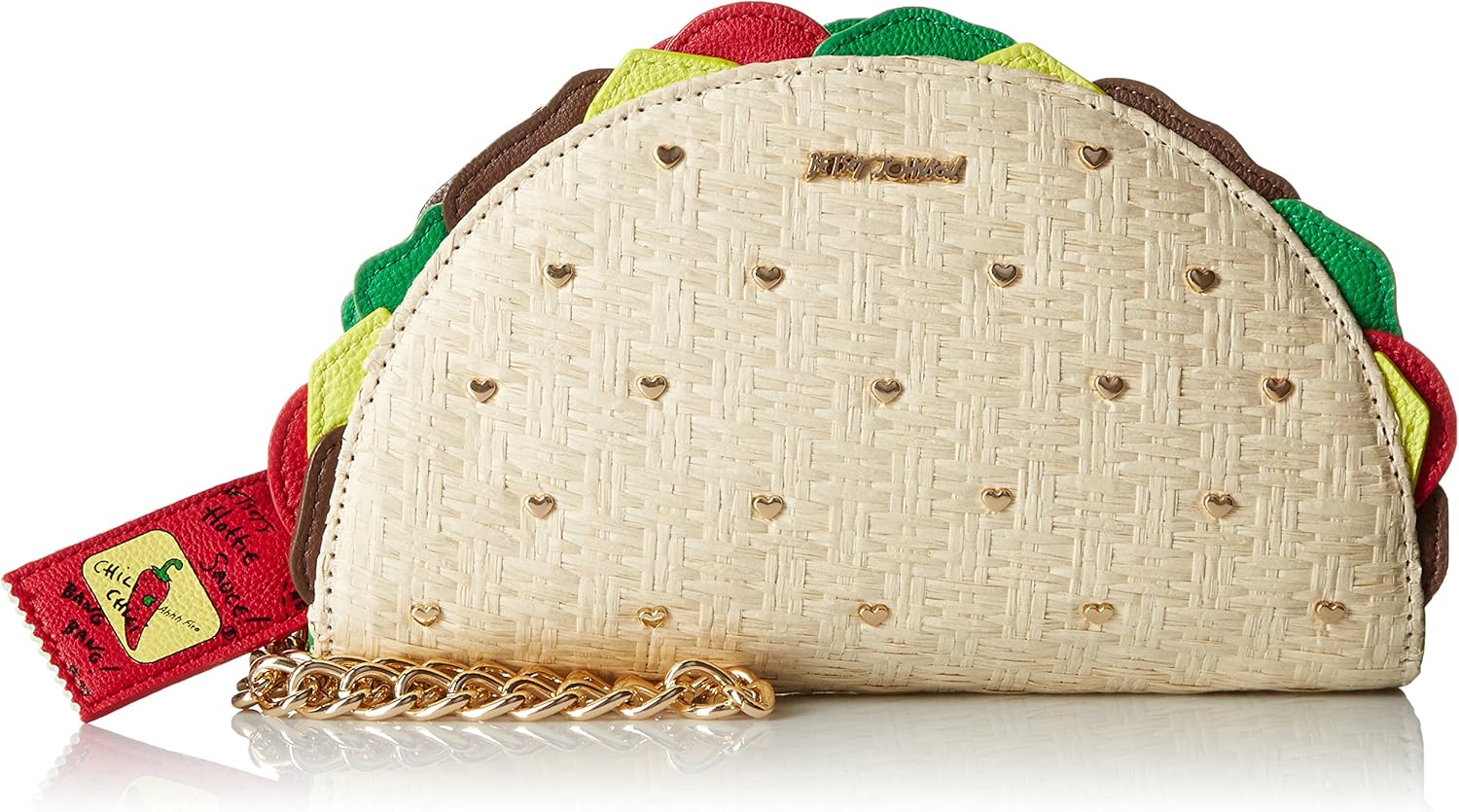 betsey johnson taco purse