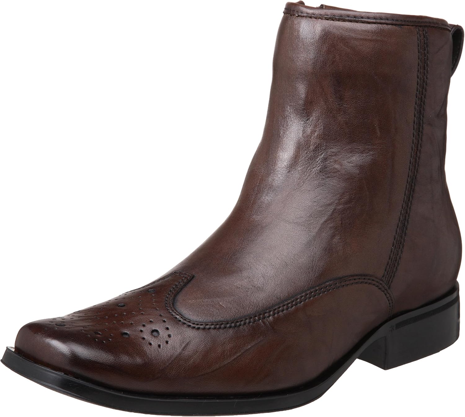 Rockport Men's Trefethan Side Zip Boot With Medallion Boots