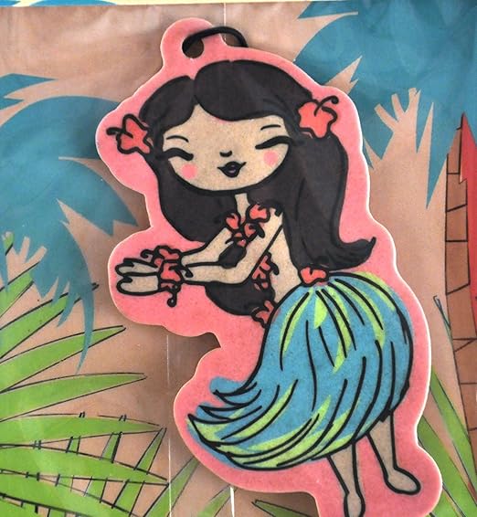 hula girl car air freshener