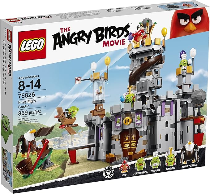 lego angry birds movie king pig's castle