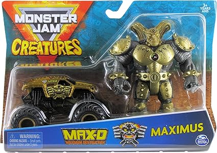 gold max d monster truck toy