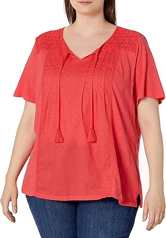 tie front keyhole top