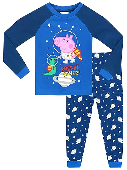 George Wutz Jungen George Wutz Schlafanzug Leuchten Im Dunkeln - Slim Fit