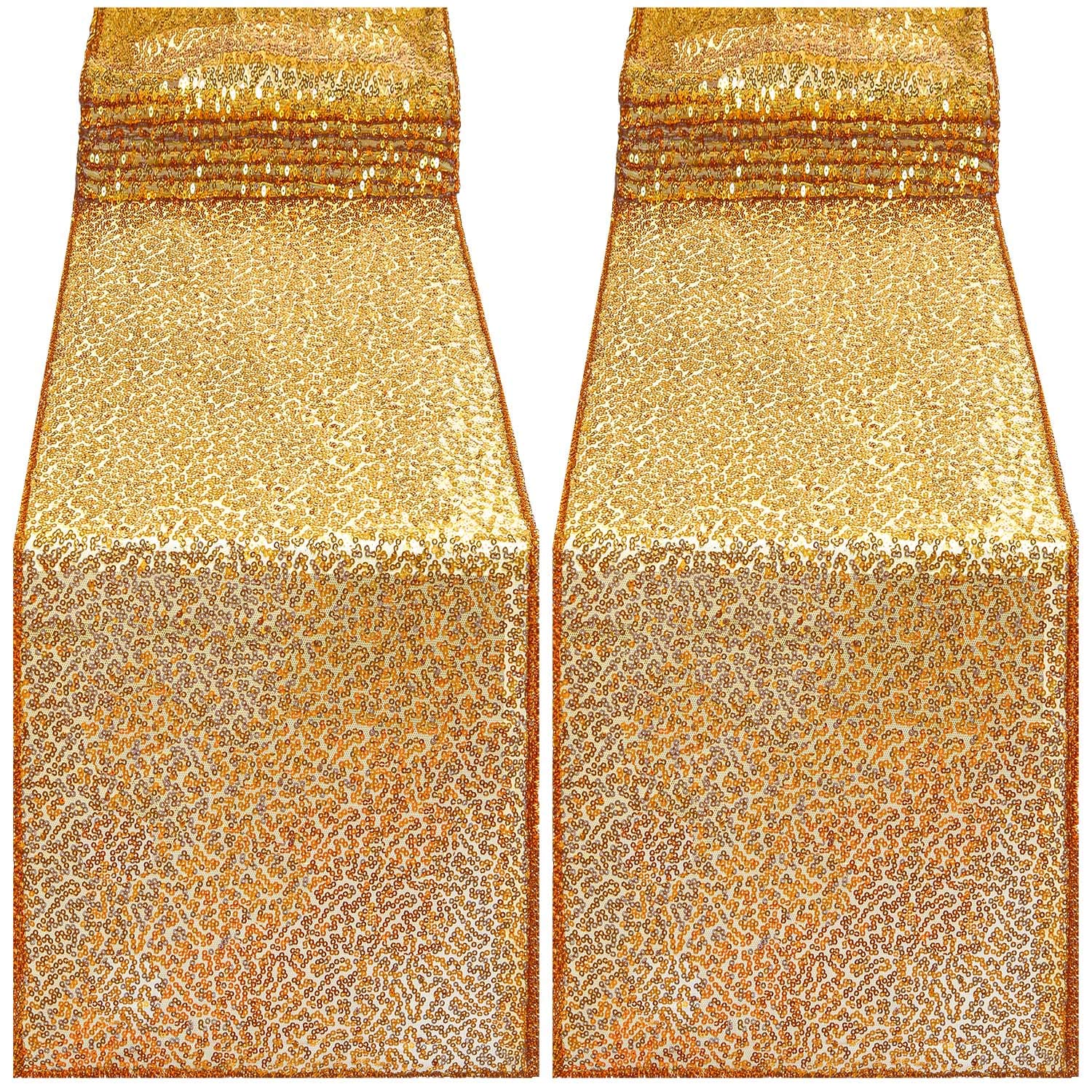 Best sparkly gold table runner