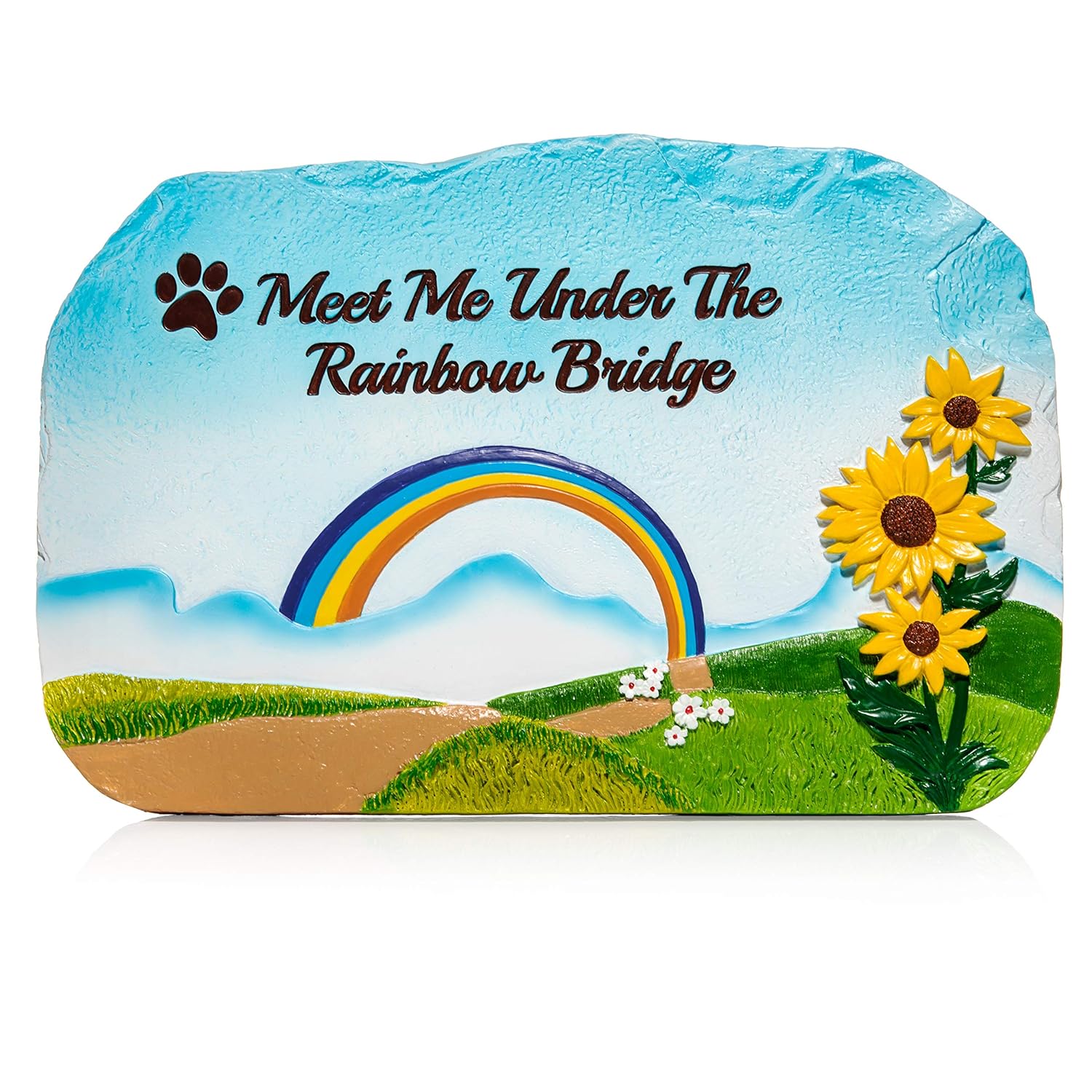 rainbow bridge pet memorial stones