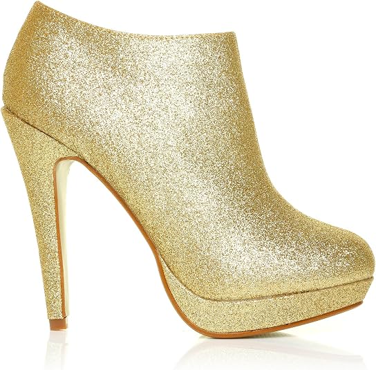 gold glitter boots womens