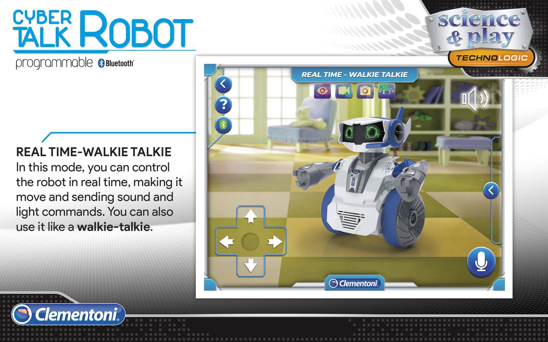 cyber talk robot bluetooth