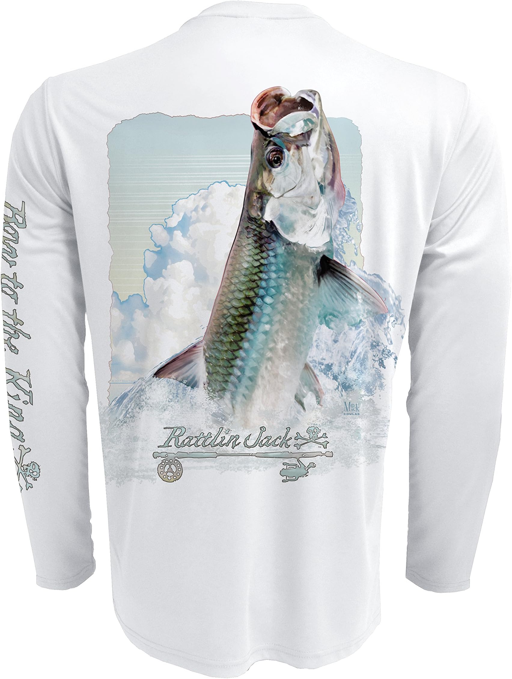 Men's UPF 50+ Fishing Silver King Performance Long Sleeve Shirt