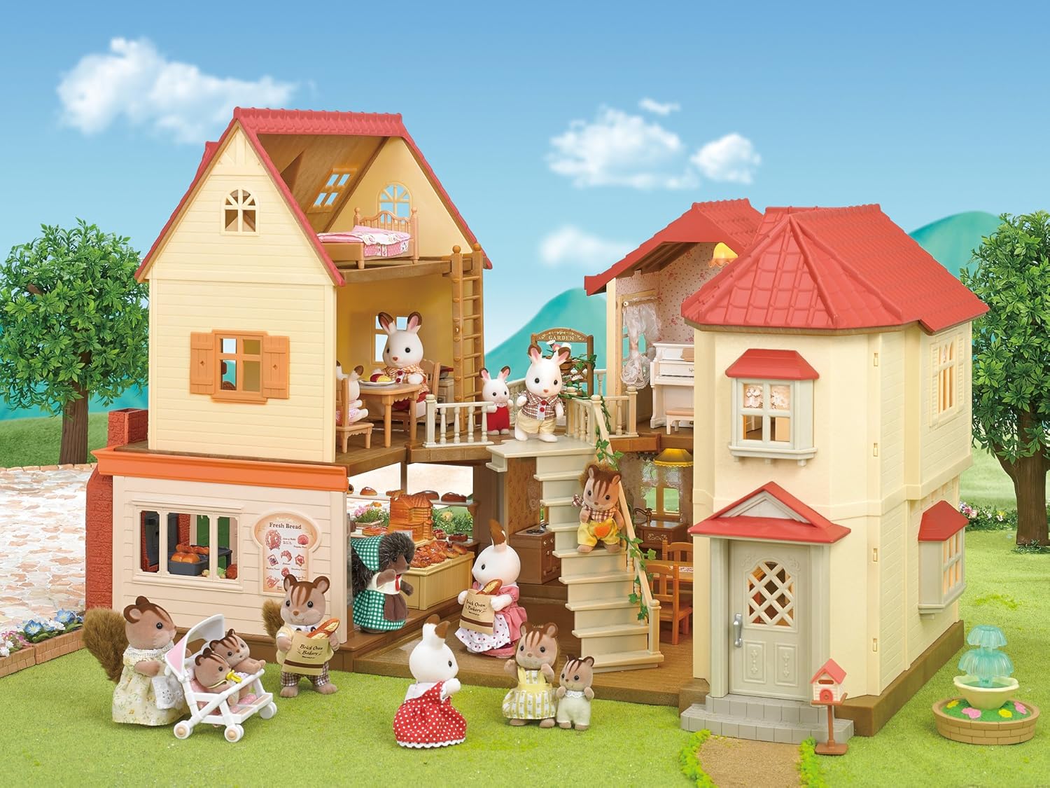 sylvanian families brick oven bakery