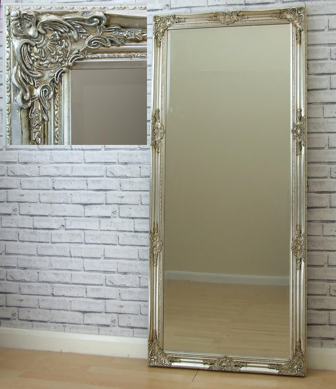 Barcelona Trading Florence LARGE VINTAGE French FULL LENGTH Antique WALL FLOOR MIRROR Antique