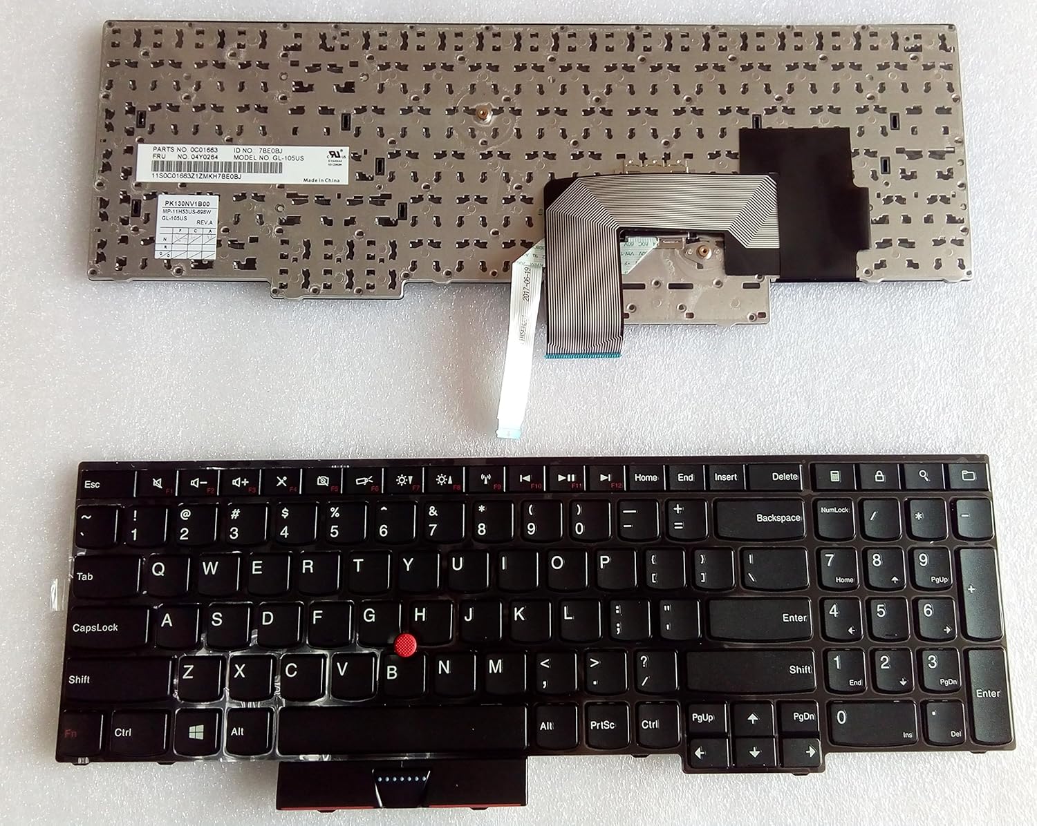 Lenovo Thinkpad Edge E530 E530c E535 E545 Non Backlit Keyboard 04y0301 04w2443