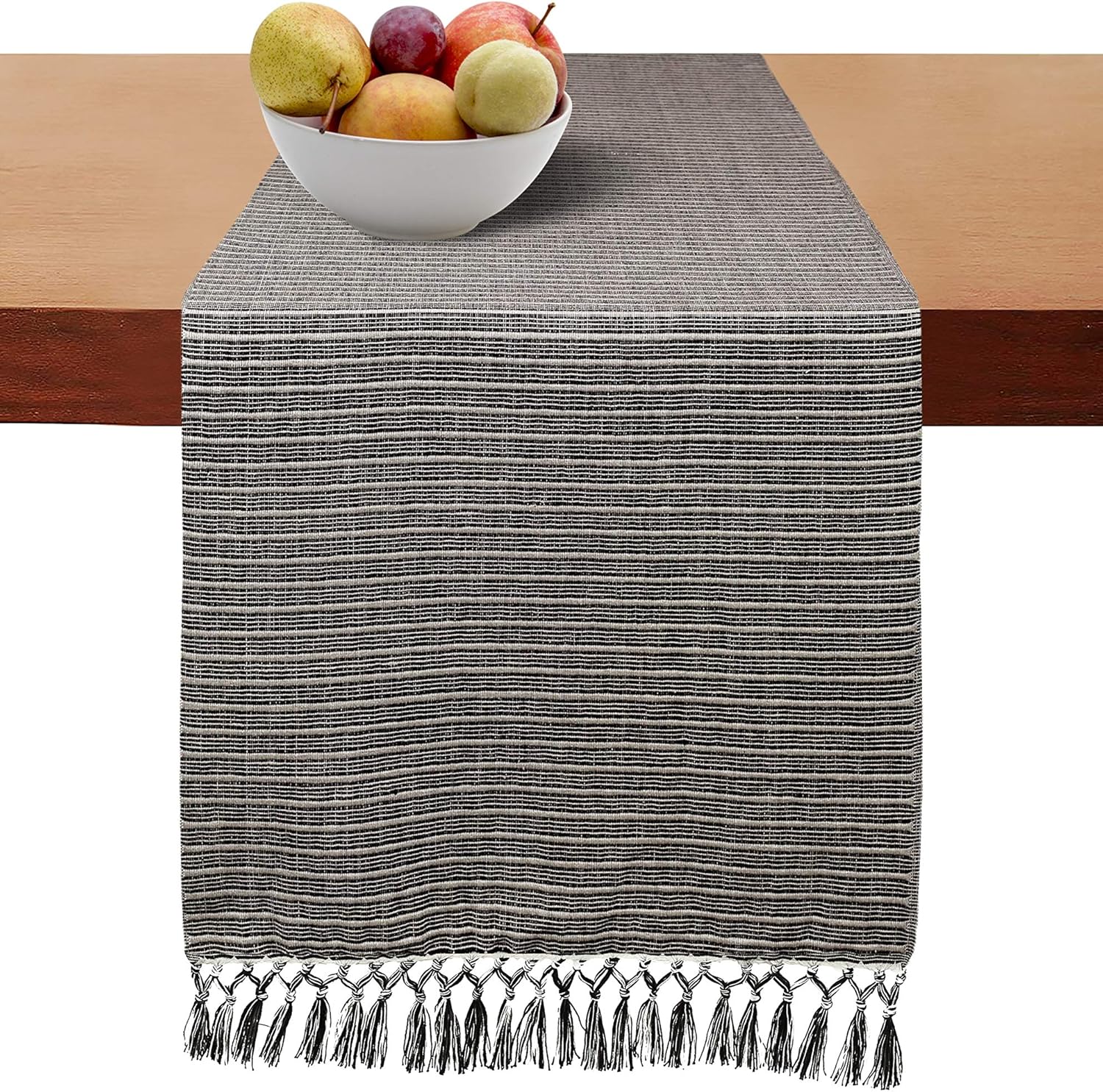 Best Black Linen Table Runner Black