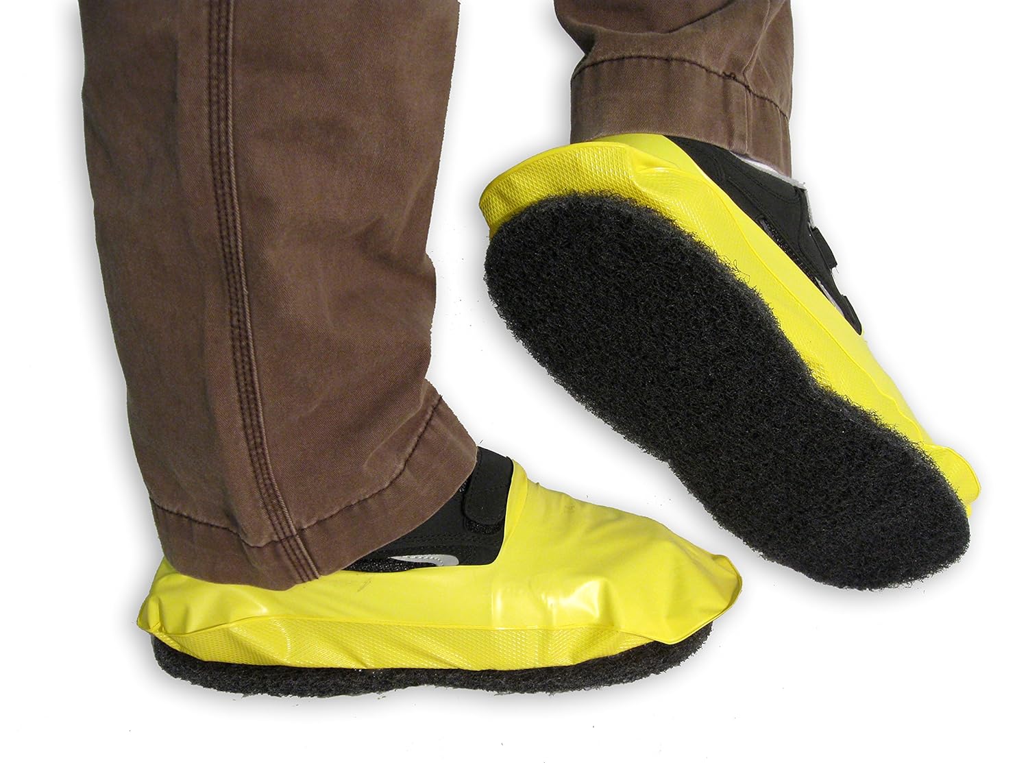 floor stripping shoe covers