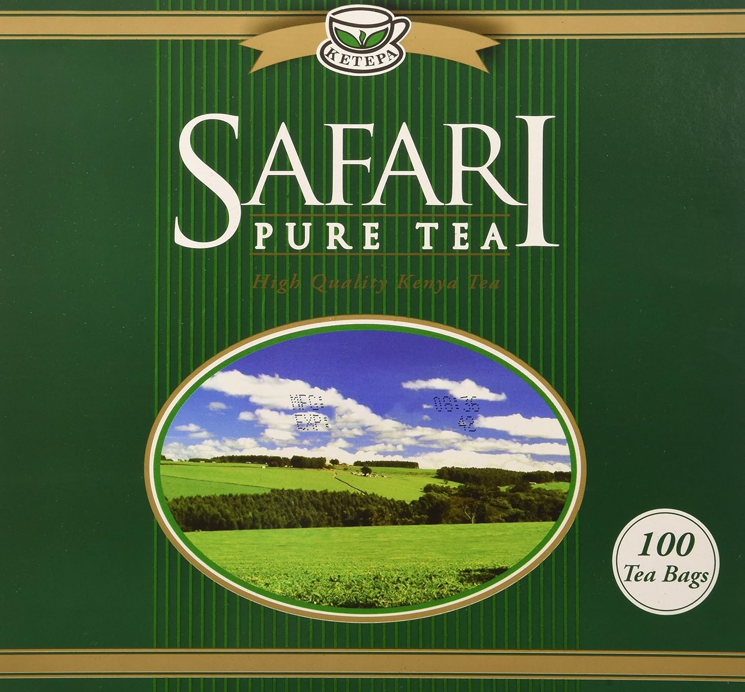 Safari Pure Kenya Tea 100ct Enveloped Tea Bags by Ketepa Amazon.de