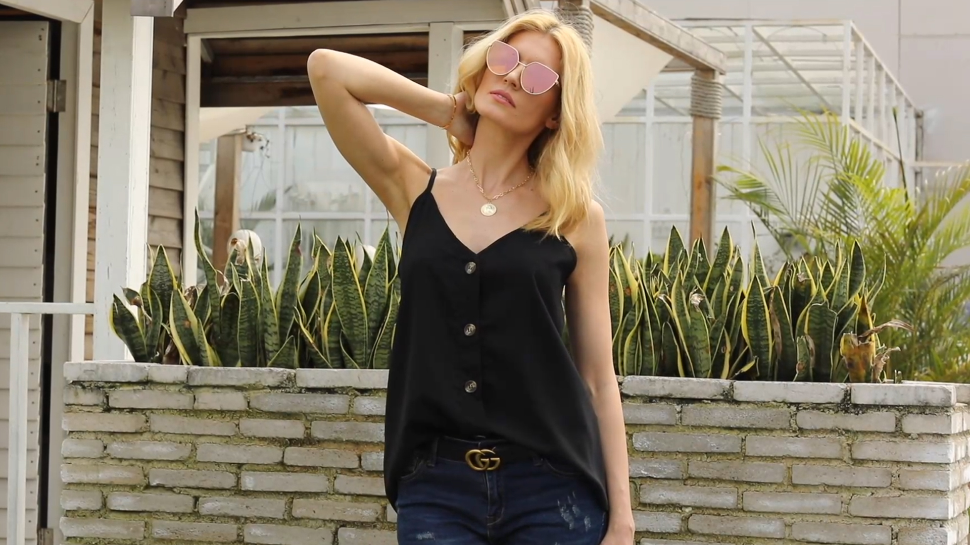 2 BLENCOT+Womens+Strappy+Sleeveless+Blouses