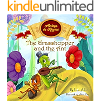 The Grasshopper and the Ant: Aesop's Fables in Verses - for kids (Bedtime Stories Books (Rhyming: Classic: Picture books… book cover