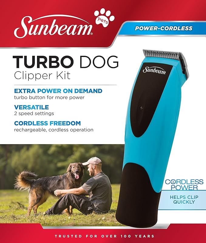 sunbeam happy dog clipper kit