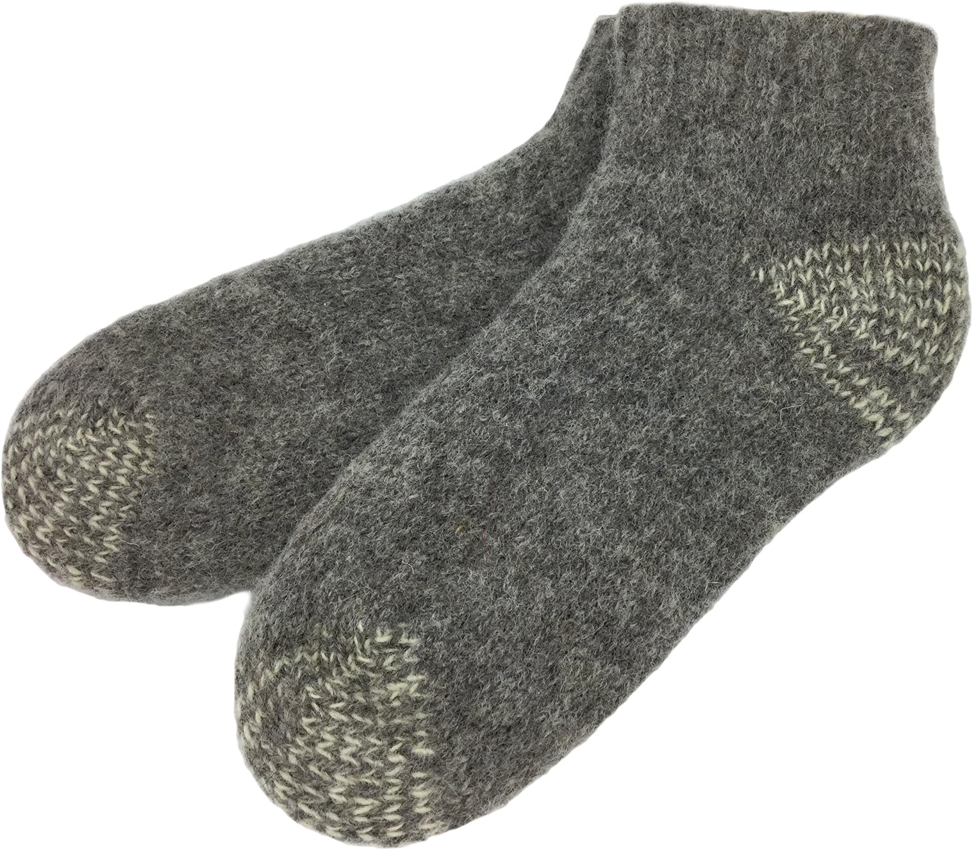 100% Austrian Boiled Wool Low Cut No Show Ankle Sock Footlet