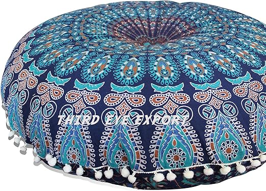 Amazon Com Third Eye Export 32 In Mandala Barmeri Large Round