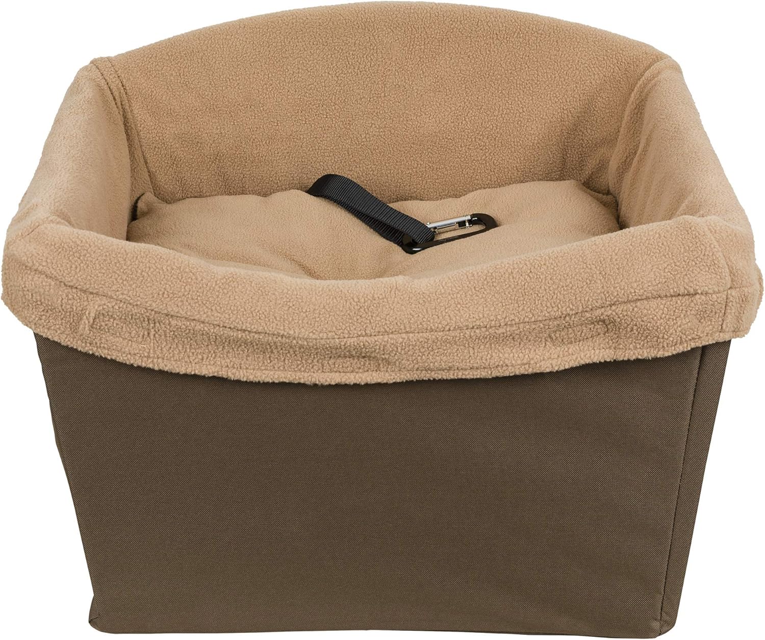 PetSafe Happy Ride Quilted Dog Safety Seat - Pet Booster Seat for Cars, Trucks and SUVs - Included Seat Belt Tether - Durable Padded Liner is Machine Washable and Easy to Clean : Automotive Pet Booster Seats : Pet Supplies
