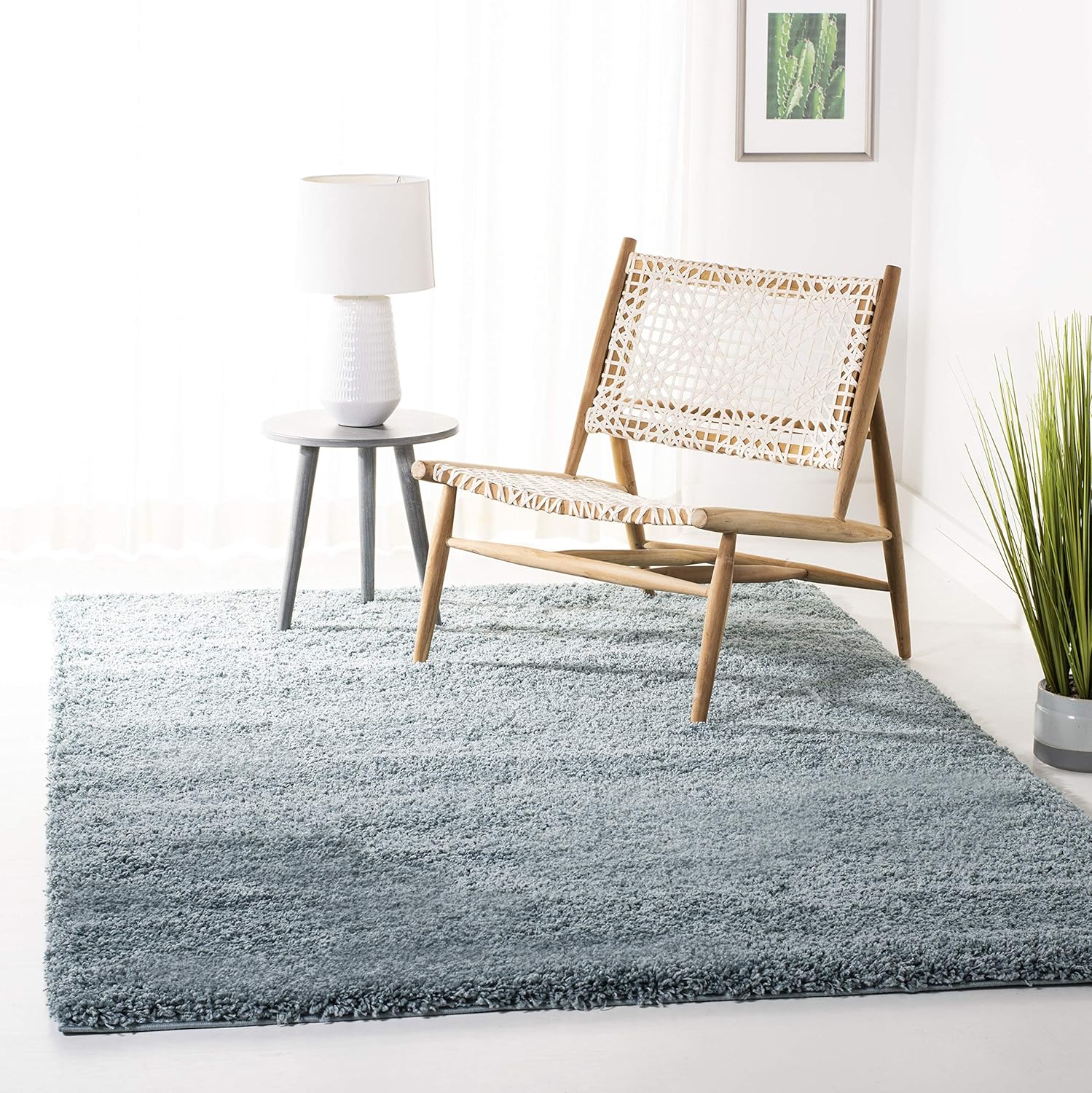 Best light blue living room rug