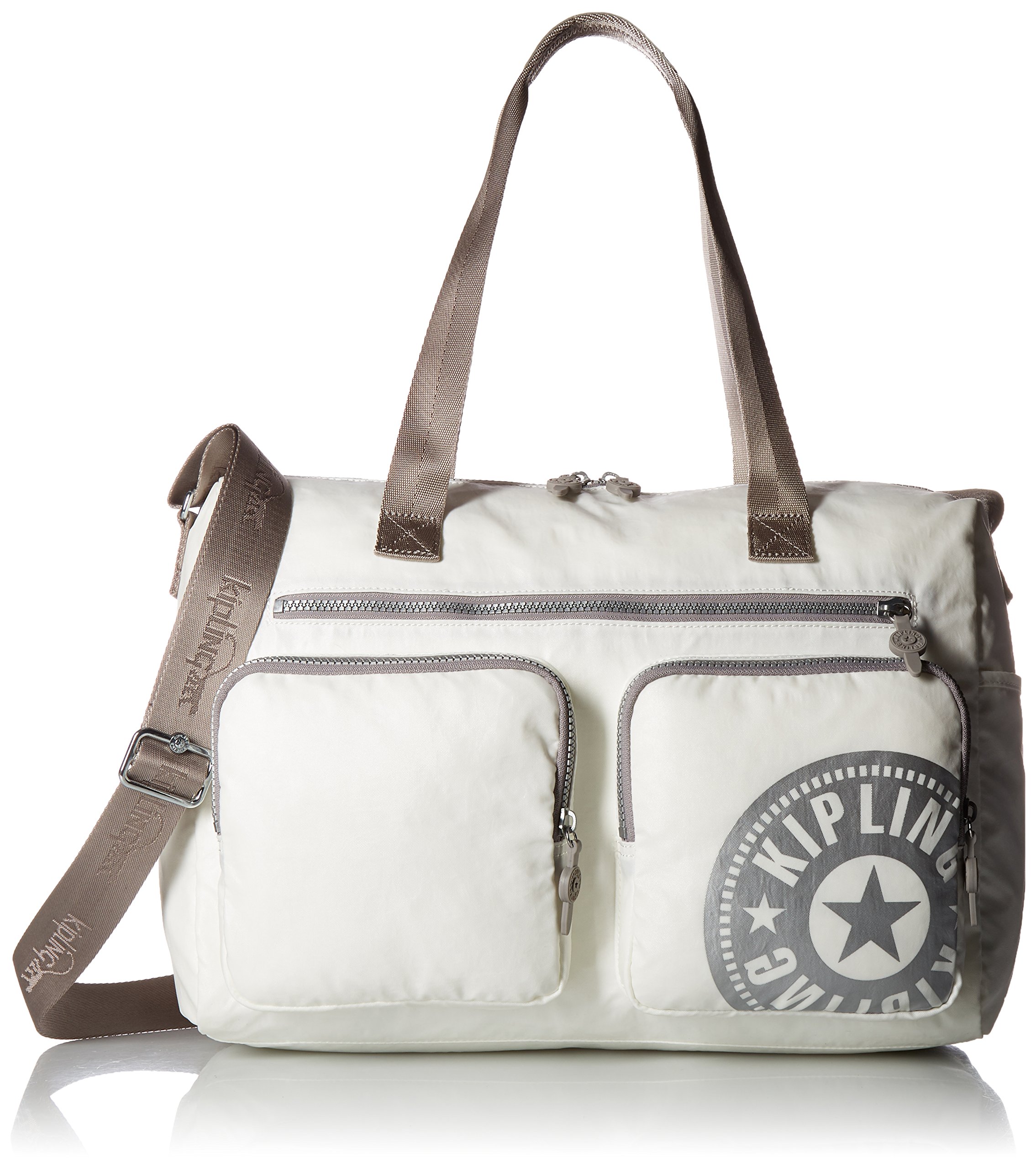 Kipling Women's Stefany Solid Tote, lacquer pearl, One Size