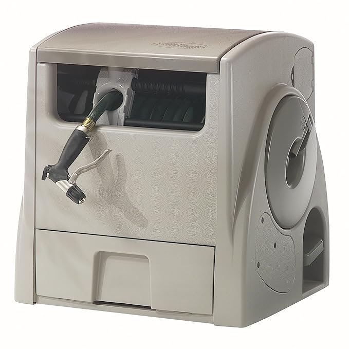 Buy Suncast PW100 Powerwind 100Foot Capacity Automatic Rewind Garden Hose Reel Online at Low