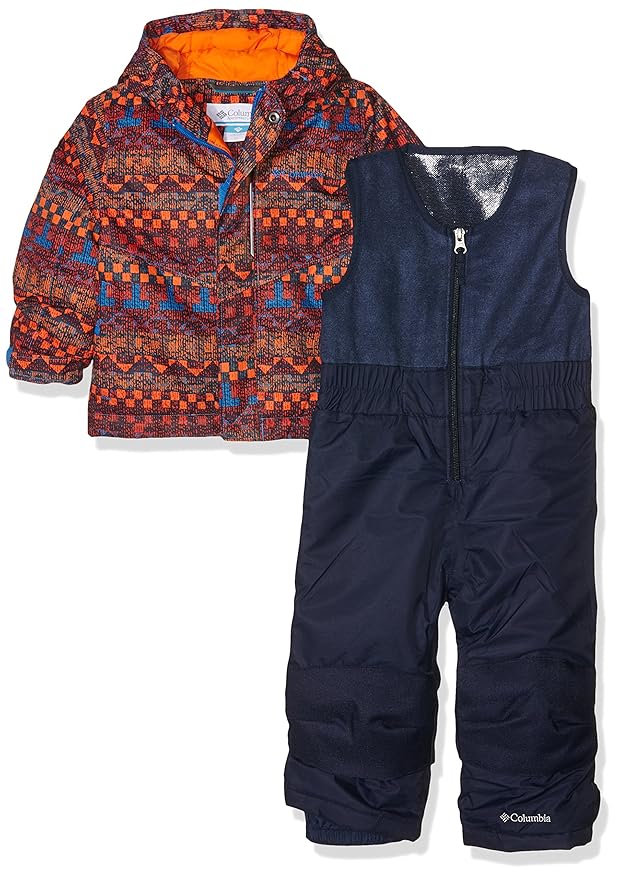 title=Columbia Buga Set Giacca Pantalone Impermeabile- Multicolore (Super Blue