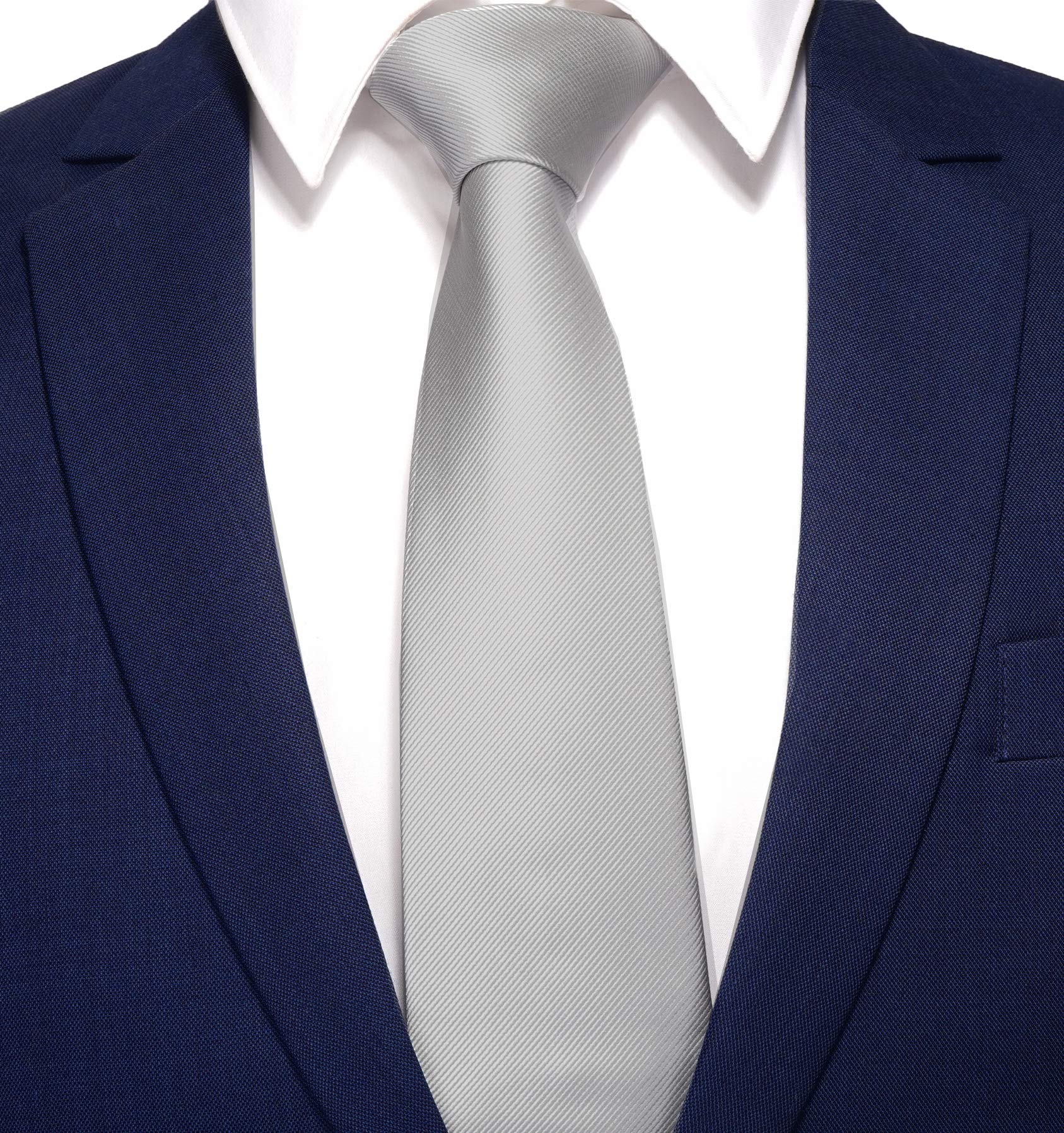 AVANTMEN New Men\'s neckties 6 Pack Classy Neck Tie for Men Woven Jacquard Neck Ties