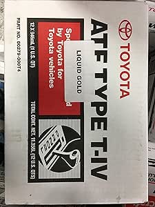 Genuine Toyota Lexus ATF Type T-IV Automatic Transmission ...