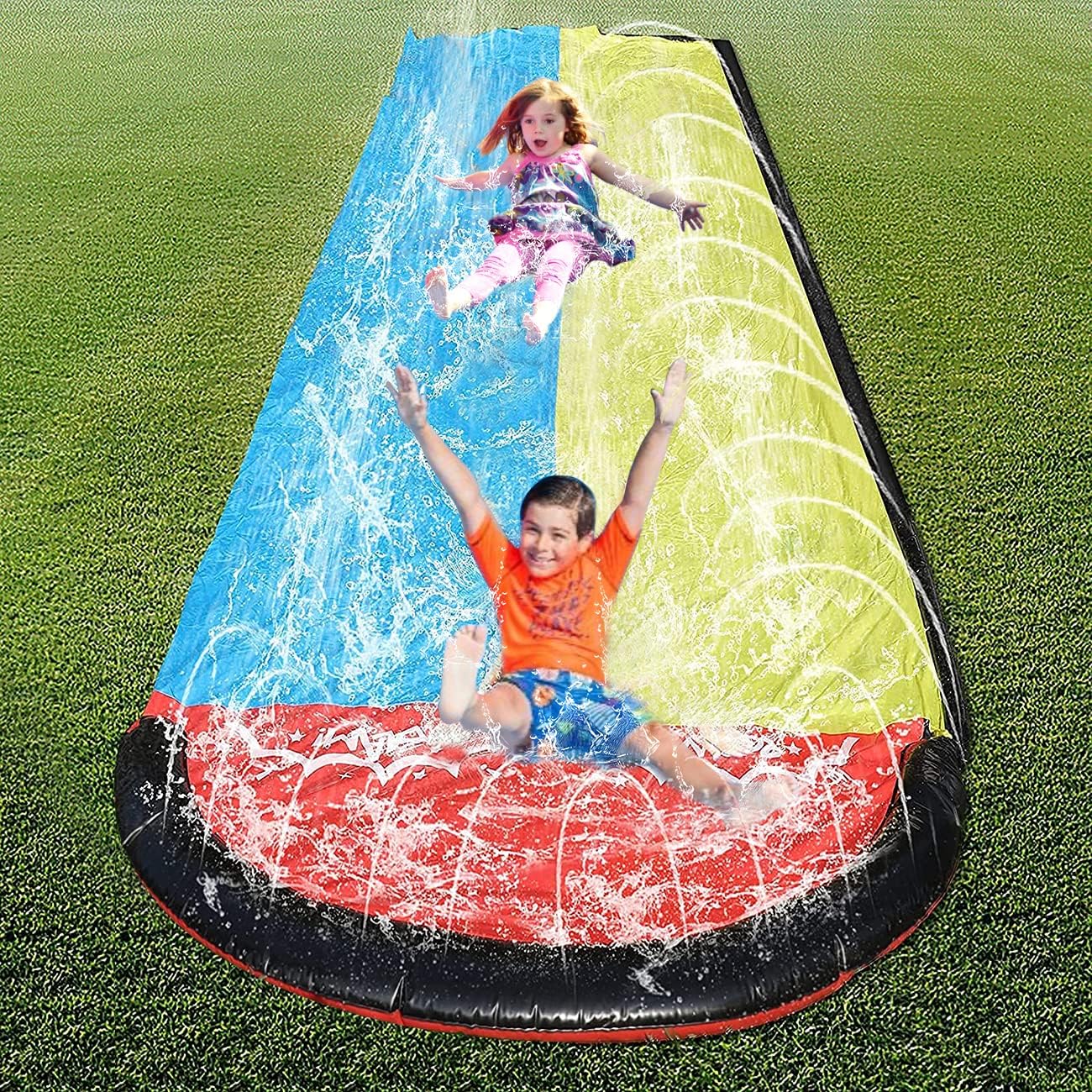 EPROSMIN Water Slides for Kids Backyard - 15.75ft Slip and Slide for Kids Water Slide,Outdoor Water Toys for Kids Slide,Inflatable Water Slide for Big Kids and Adults: Toys & Games