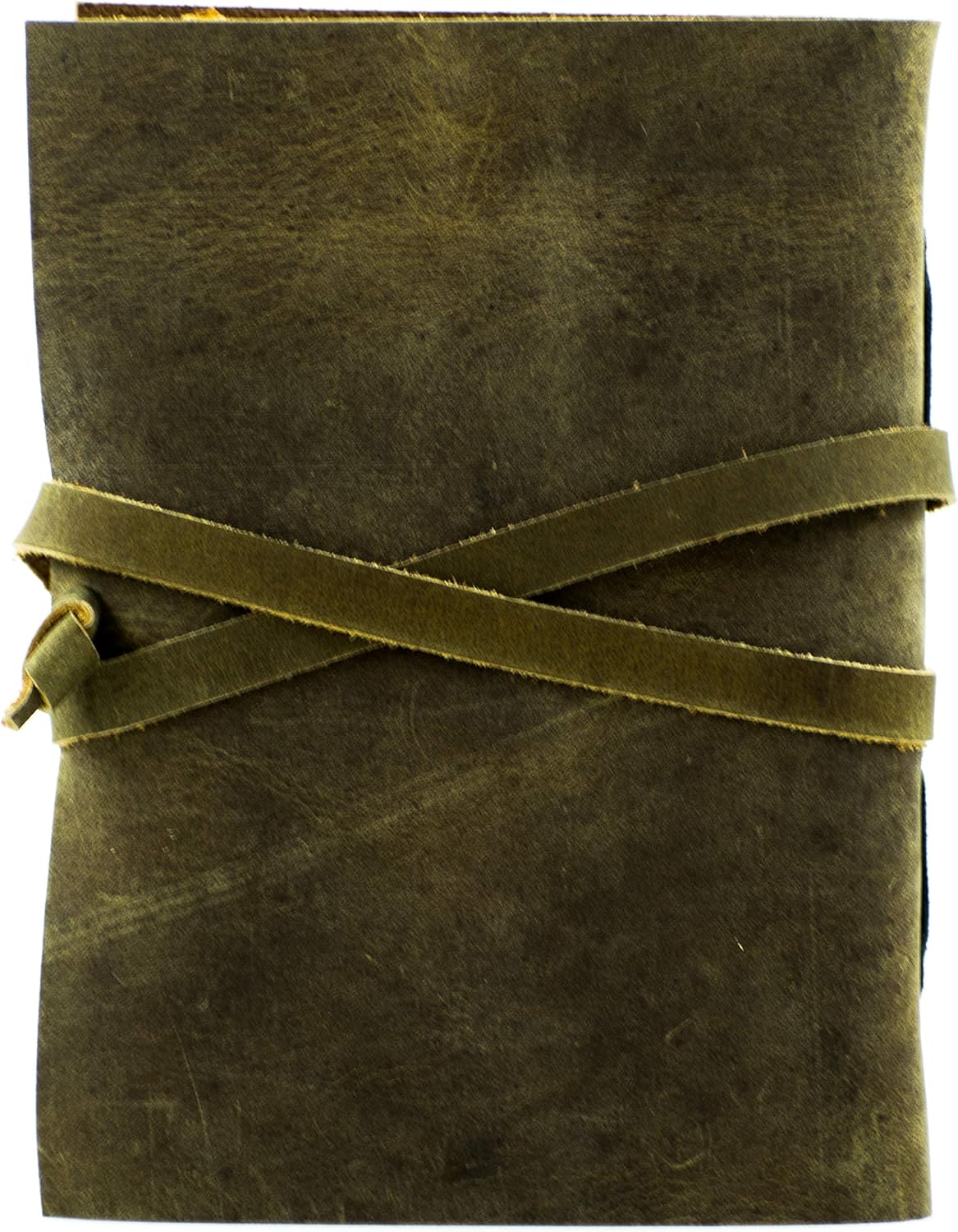 OVERDOSE Deckle Brown Leather Journal - Image 3