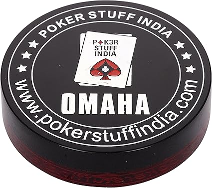 Poker stuff India Plastic Poker Dealer Button (Omaha and Texas)