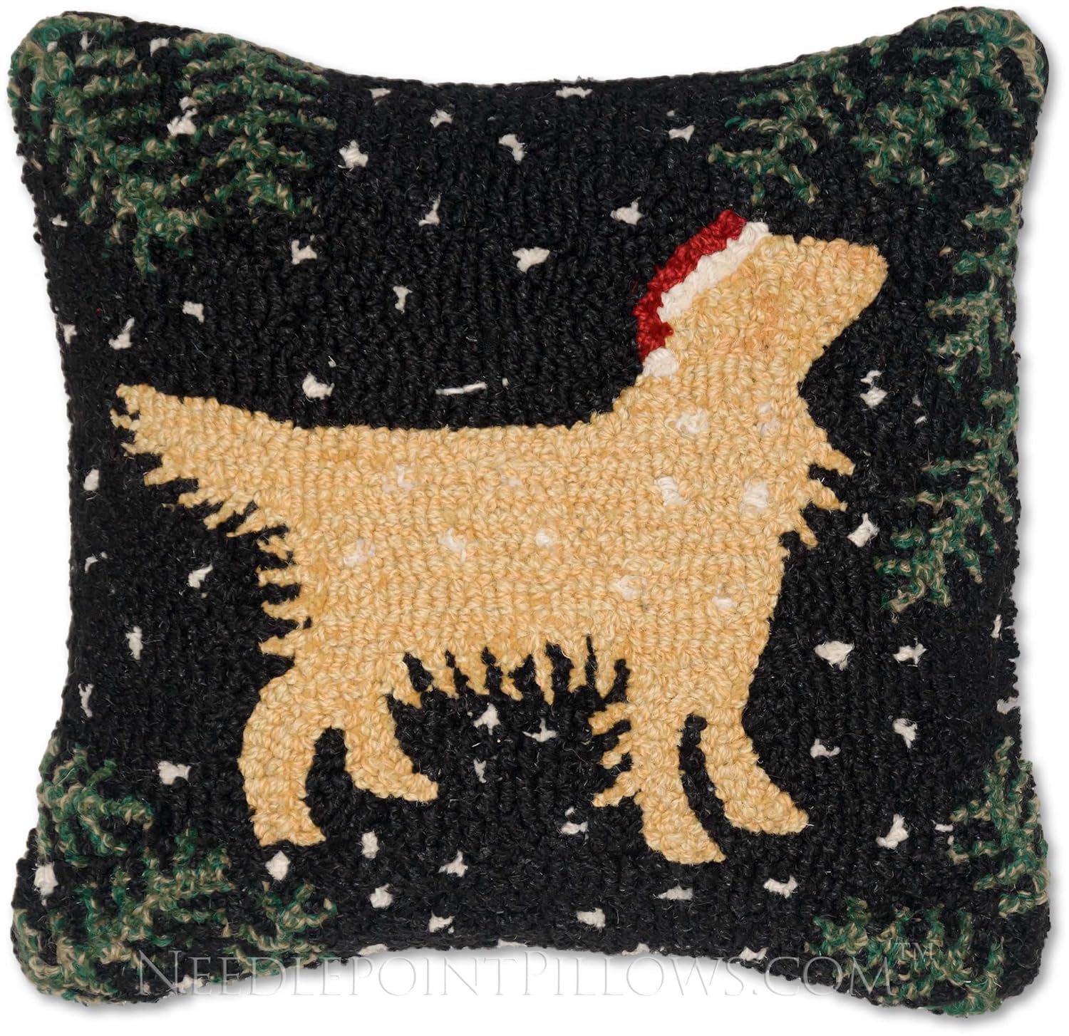 Amazon Com Needlepointpillows Com Handmade 100 Wool Golden