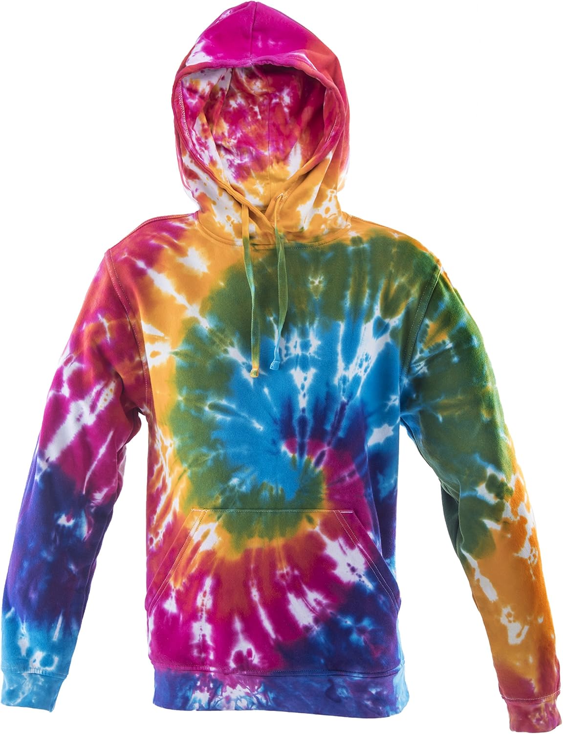 rainbow spiral hoodie