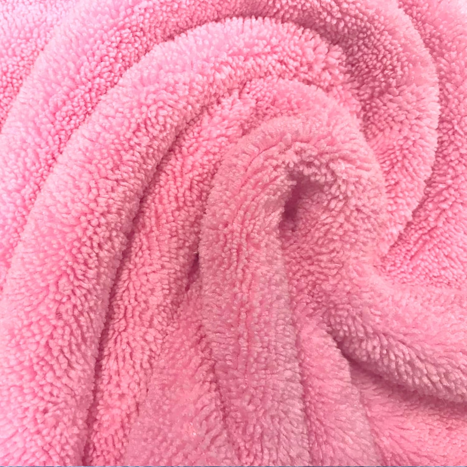 Polyte Microfiber Hair Turban Wrap Drying Towel, 4 Pack (12x28 in, Blue,Pink,Purple,White): Home & Kitchen