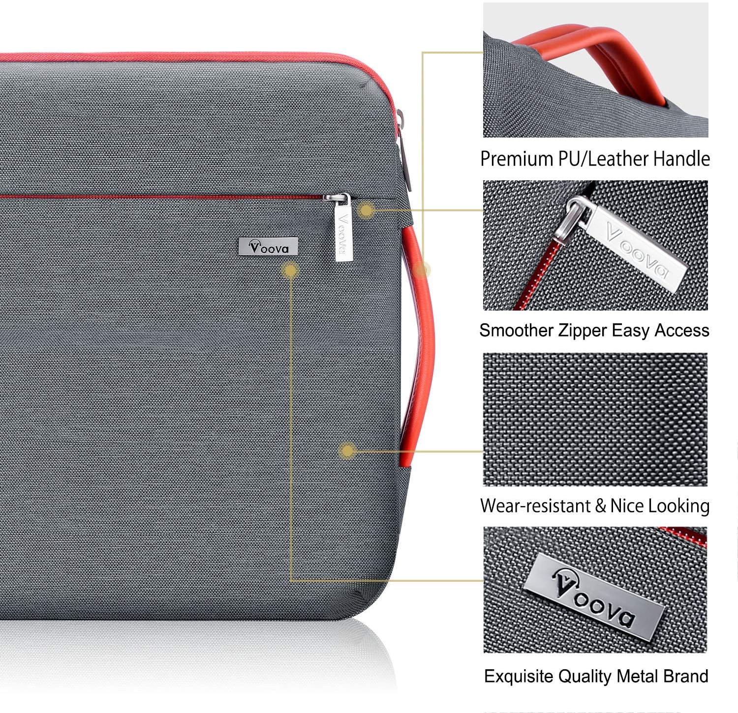 Voova 360°Protective Laptop Sleeve Case 13 inch - Image 4