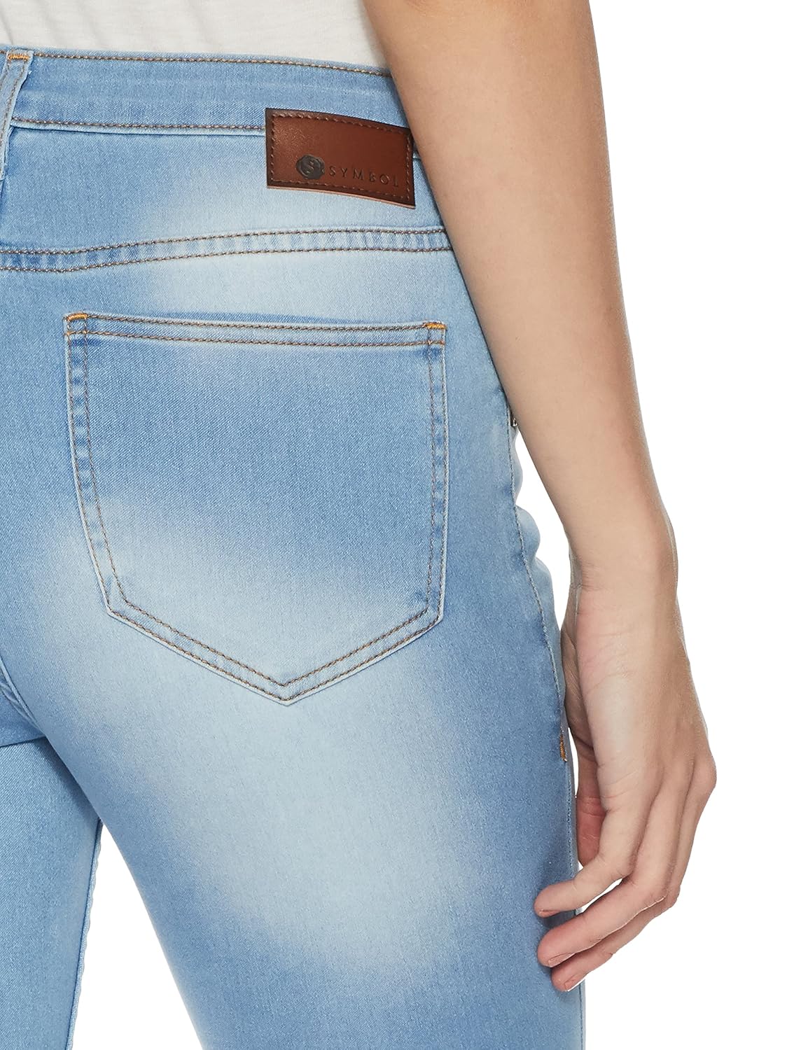 symbol amazon brand women's skinny fit jeans