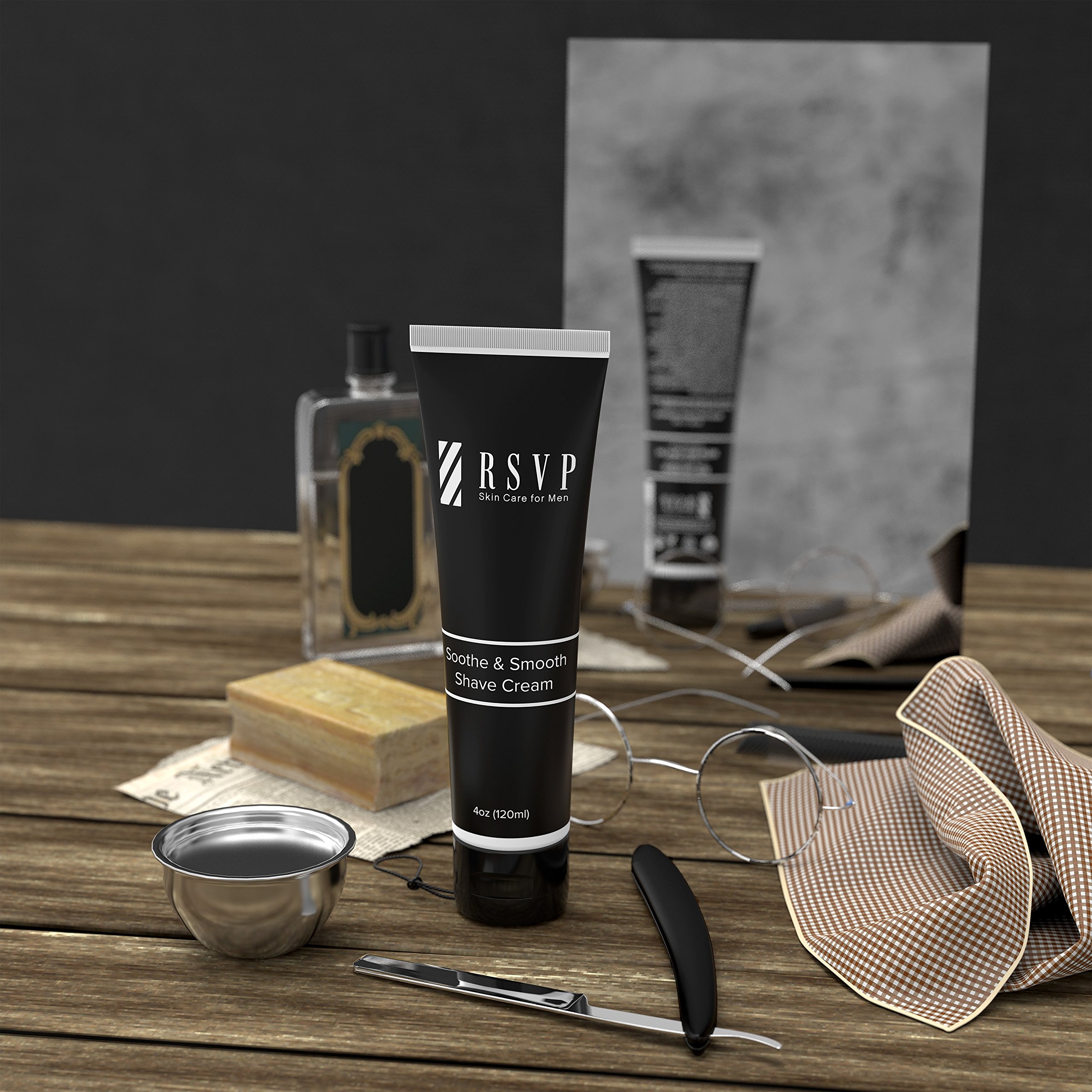 Soothe & Smooth Shave Cream for Men 100 Certified Organic, All