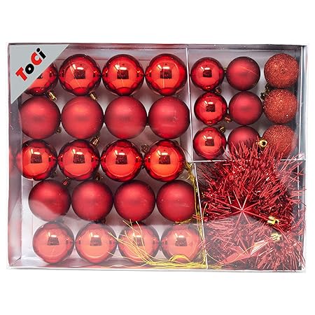 Toci Set Di Decorazioni Per Albero Di Natale 32 Pezzi Con