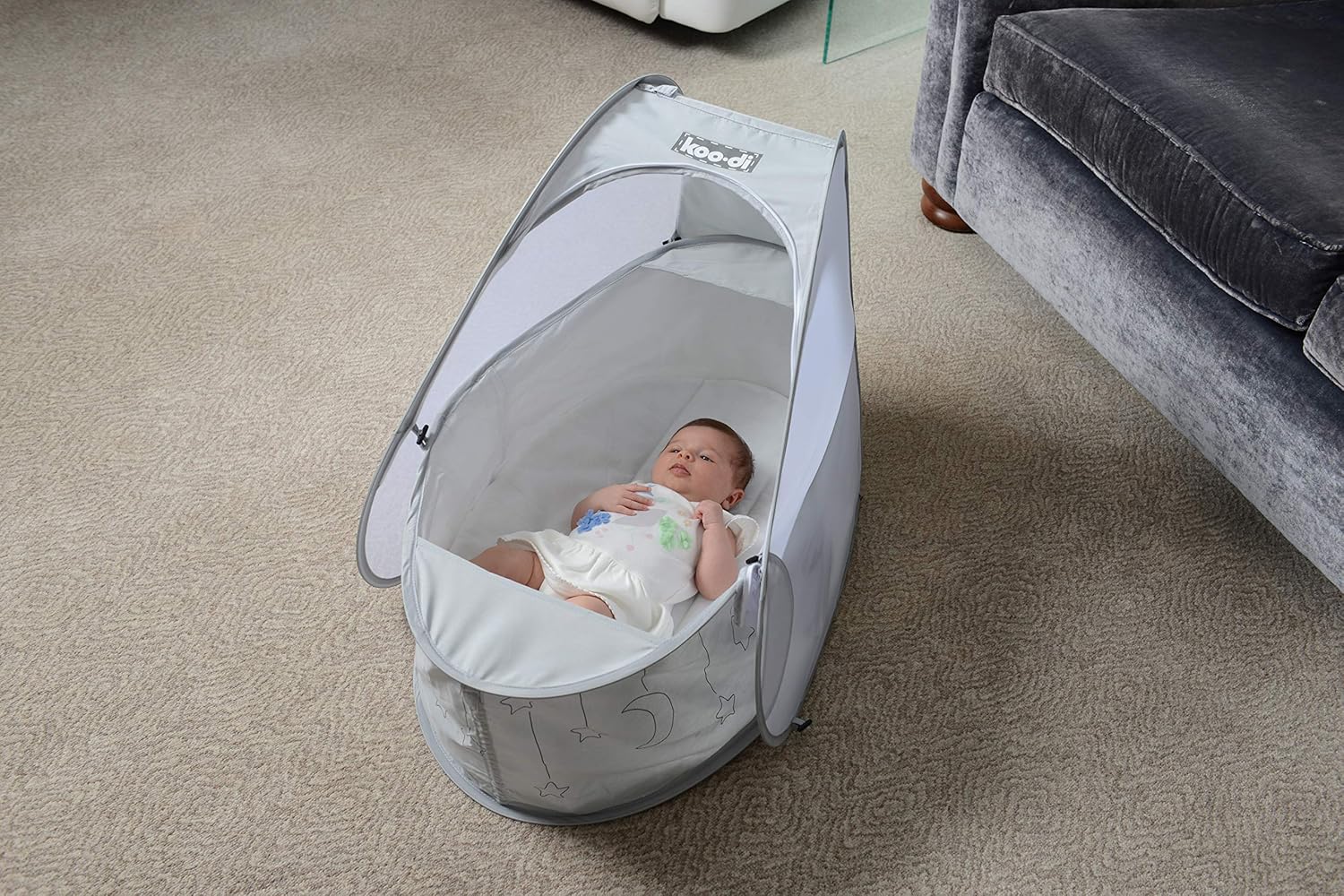 koodi pop up travel bassinet