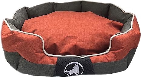 Aquagart Premium Xl Hundebett Fur Grosse Hunde I Hundekorb Fur Grosse Hunde Waschbar I Hundekissen Robust I Hundekorbchen Mittelgrosse Hunde I Grosse 100cm X 80cm X 25cm I Orange Xl Orange Amazon De