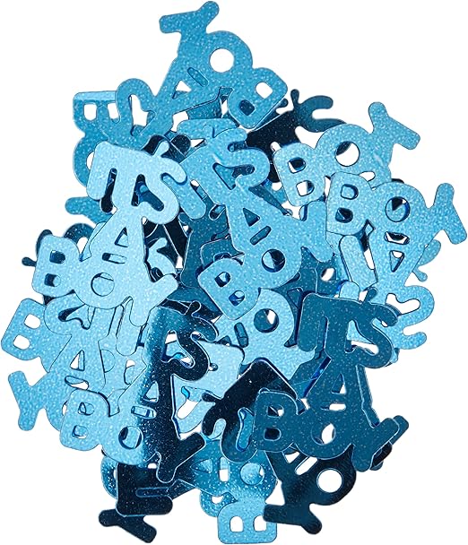 baby shower confetti boy