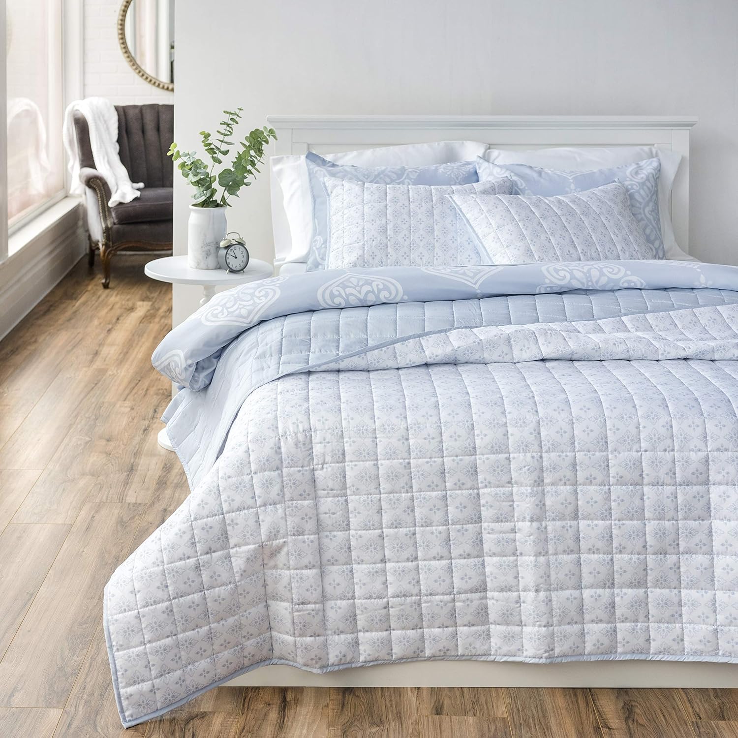 Welhome Cotton Tencel Lyocell Reversible Oversize Quilt