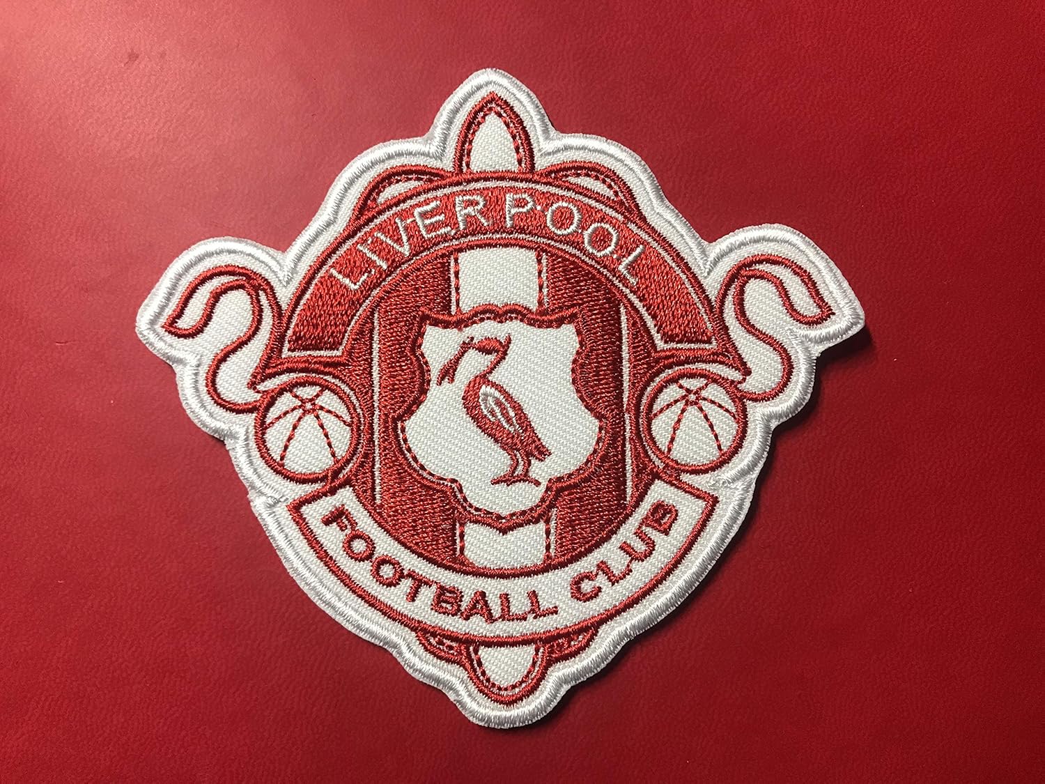 Toplineluna England Liverpool Kop Lfc Anfield Road Old Logo Crest Football Soccer Iron On Embroidered Patch Badge Arts Crafts Sewing