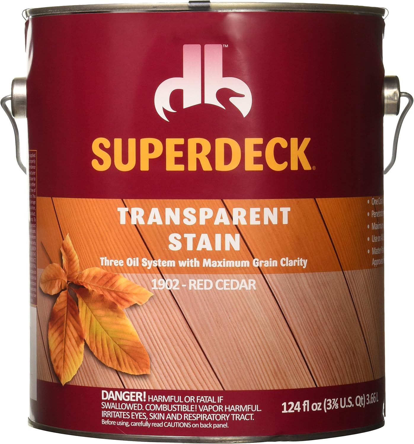 Duckback Products DP19024 Stain, Red/Cedar Household Wood Stains