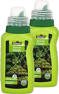 Dehner Bonsaidünger, flüssig, 2 x 250 ml (500 ml), für je ca. 50 l